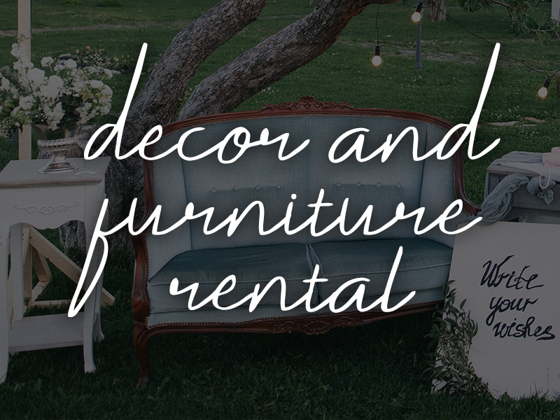 Decor and Furniture Rental